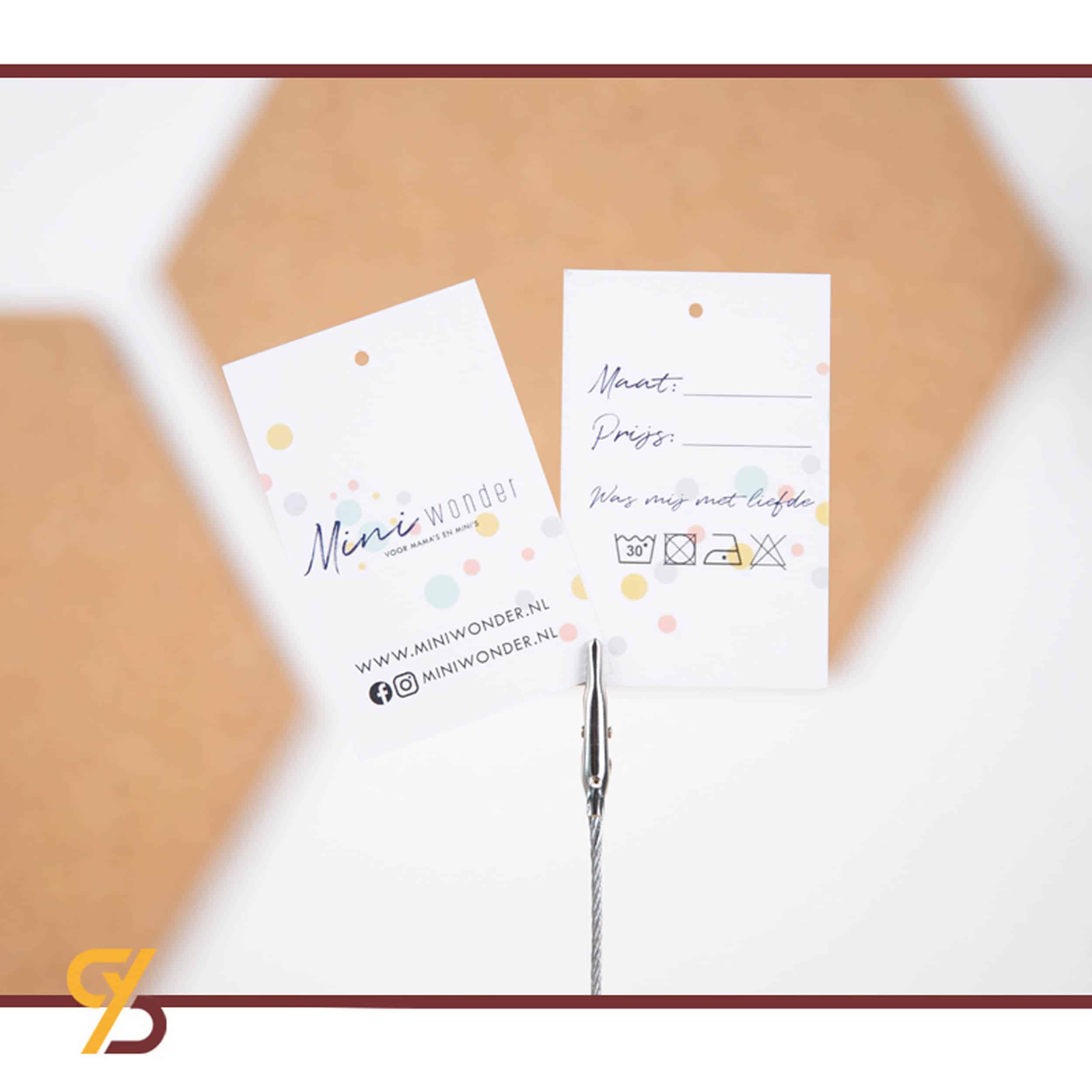 Uniek ontwerp kartonnen labels voor jouw bedrijf | groot