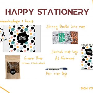 Cadeaupakket Happy Stationery